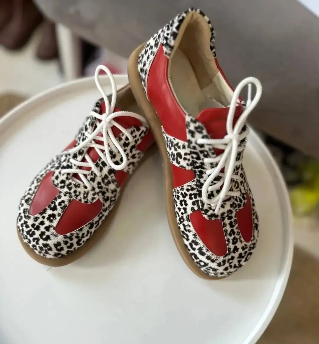 Handmade Leather Anatomical Sneakers Orthopedic Comfort Shoes