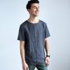 Mens Linen T Shirt Basic For Men Stylish