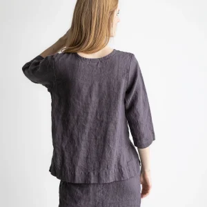 Classic Linen Blouse: Summer Casual Flax Top