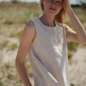 Summer Polka Dot Top Cumbia